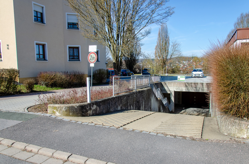 Zufahrt Tiefgarage