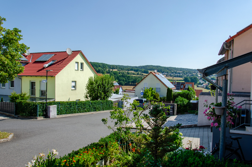 Ausblick vom Hauseingang