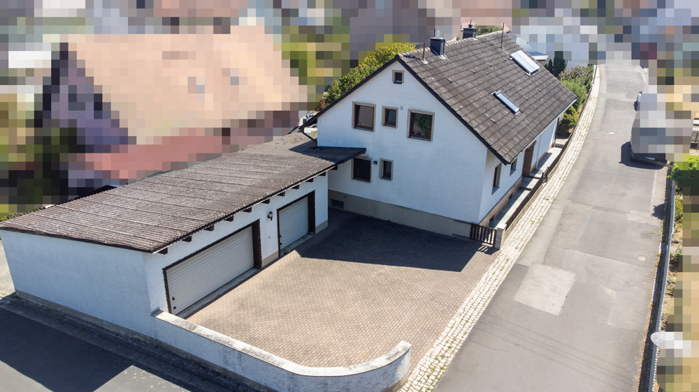 Nordansicht mit Gargen